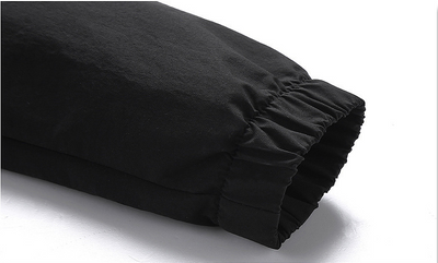 Close-up black sleeve
