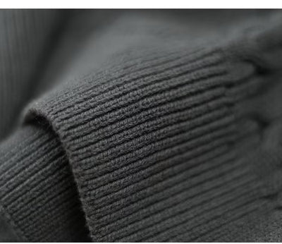 Close-up of dark gray textured fabric