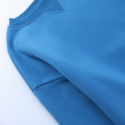 Close-up of a blue fabric texture on a white background