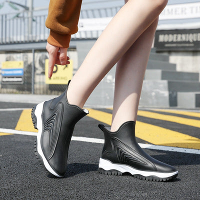 Black Rain Boots