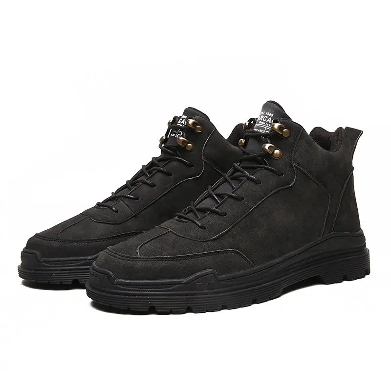 Winter Fleece Outdoor Martin Boots for Men