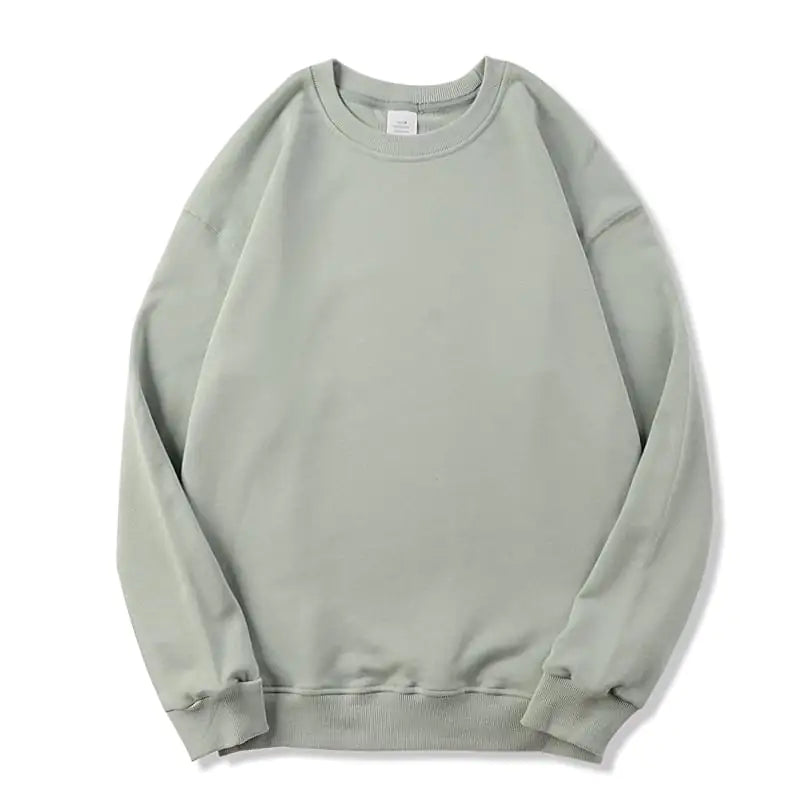 Light gray sweatshirt on a white background