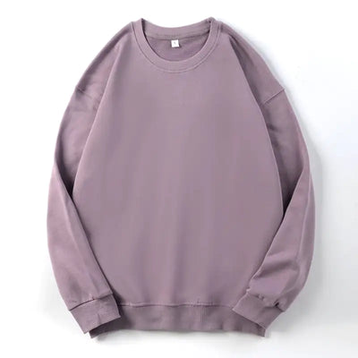 Purple sweatshirt on a white background