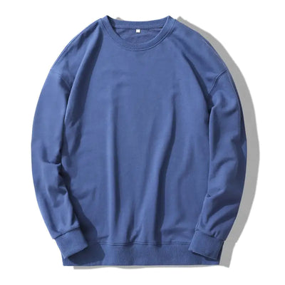Blue sweatshirt on a white background