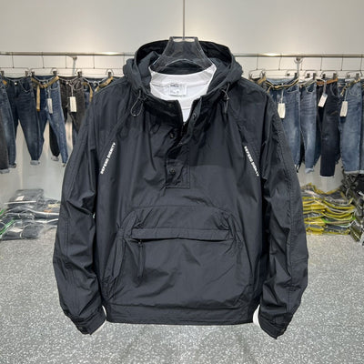 Pullover Hoodie Windbreaker Jacket - front view
