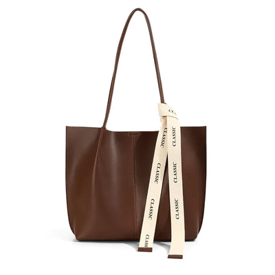women’s tote bag premium leather large capacity