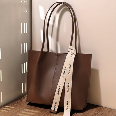 women’s tote bag premium leather large capacity