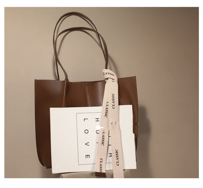 women’s tote bag premium leather large capacity