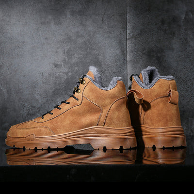 Winter Fleece Outdoor Martin Boots for Men