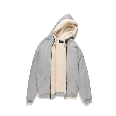 Fleece Hoddie with Zip