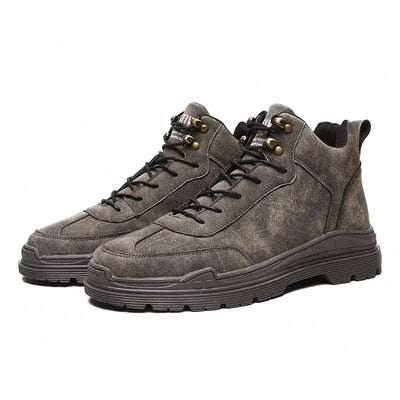 Winter Fleece Outdoor Martin Boots for Men
